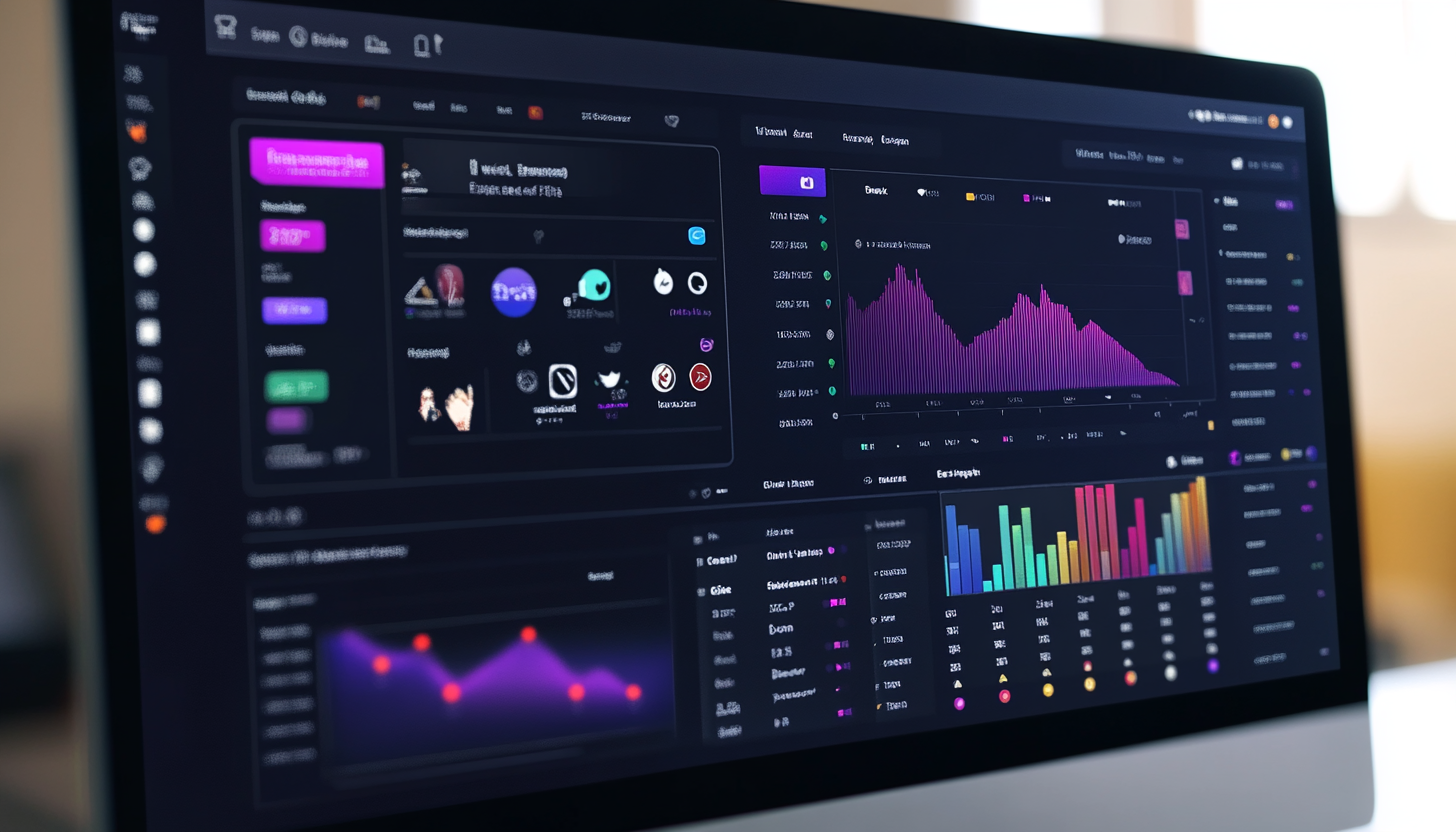 social media dashboard